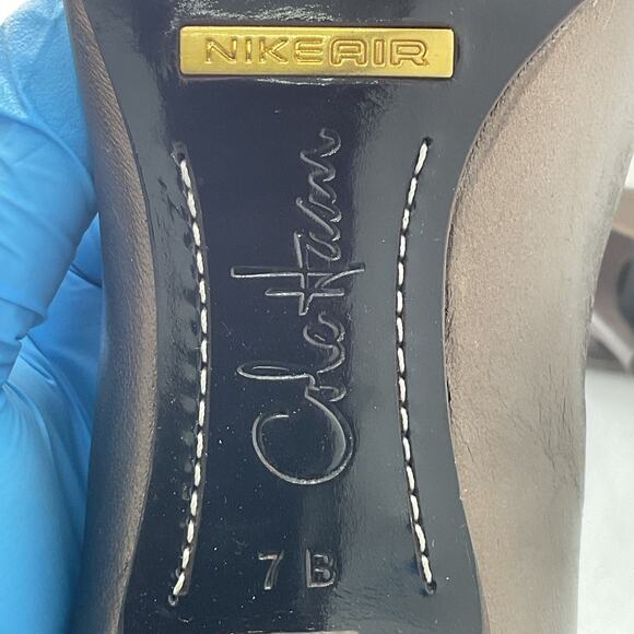 Cole Haan Women's Brown Leather Pumps Size 7B Preowned - Picture 5 of 7